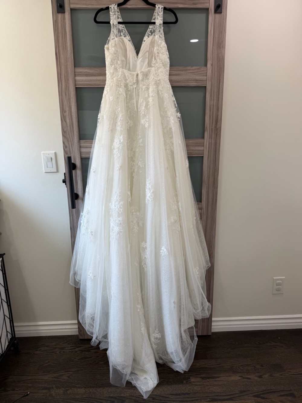 Maggie Sottero White Lace A-Line Wedding Dress - Picture 2 of 16